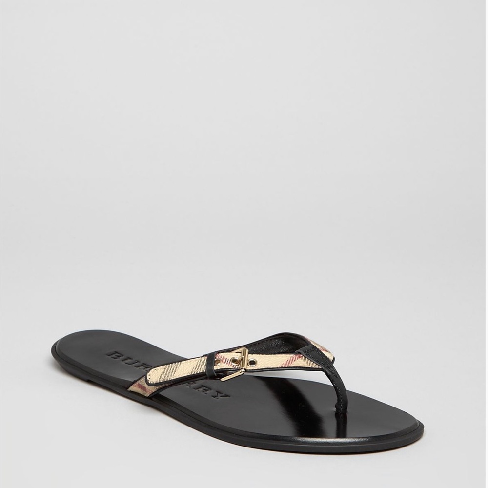 Burberry thong sandals size 37